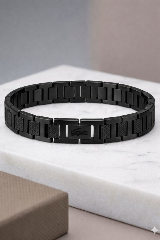 Pulsera Lacoste Negra