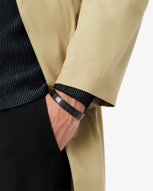 Pulsera Lacoste Negra